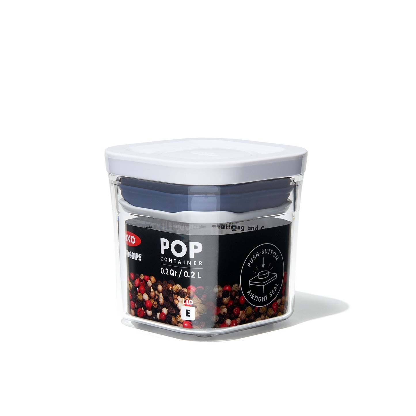 กล่องสูญญากาศใส่อาหาร  สี่เหลี่ยมจัตุรัส ขนาด 0.2 ลิตร/ 0.1 kg. l OXO GG POP CONTAINER MINI SQUARE - MINI (0.2 L)