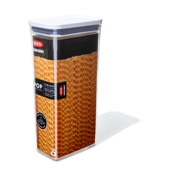 กล่องถนอมอาหาร สูญญากาศ สี่เหลี่ยมผืนผ้า ขนาดใหญ่ 3.5 ลิตร l OXO POP Container Rectangle Tall 3.5 L