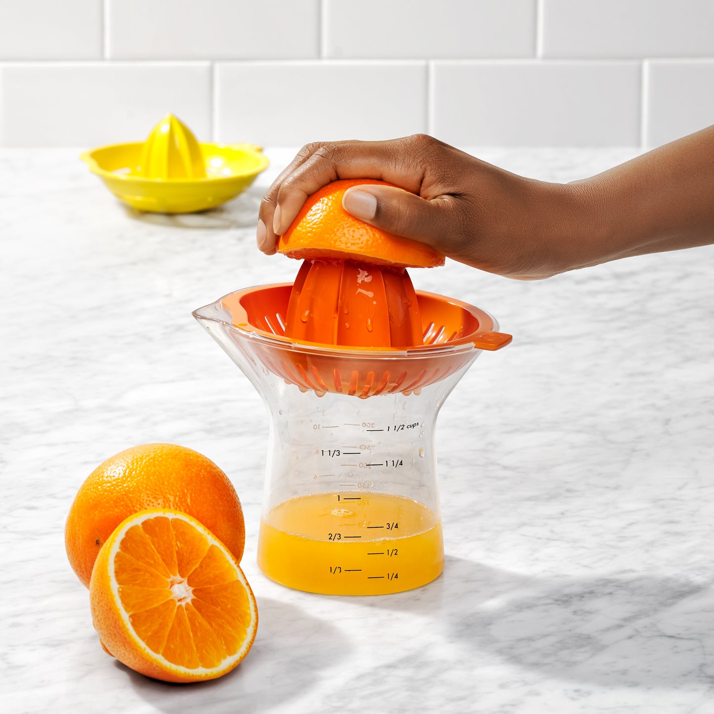 ที่คั้นน้ำผลไม้ คันน้ำส้ม คั้นน้ำมะนาว ขนาดใหญ่ 2-in-1 l OXO GG 2-in-1 Citrus Juicer
