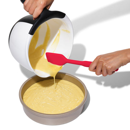 ไม้พายซิลิโคน  ทนความร้อน ขนาดเล็ก สีแดง l OXO GG Small Silicone Spatula Jam
