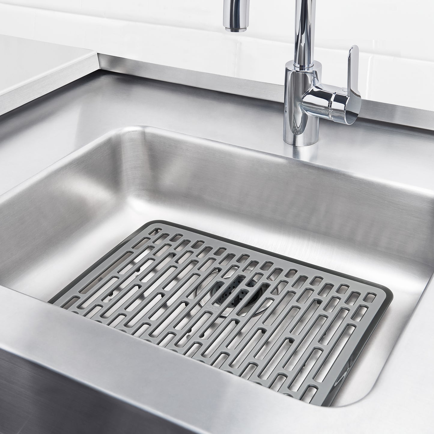 แผ่นรองซิงค์ ซิลิโคน อ่างล้างจาน ขนาดใหญ่ l OXO GG Sink Mat Large