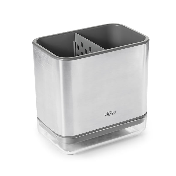 ภาชนะใส่ฟองน้ำและแปรงล้างจาน l OXO GG Stainless Steel Sink Caddy