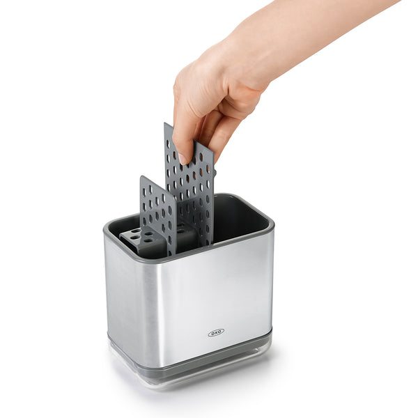 ภาชนะใส่ฟองน้ำและแปรงล้างจาน l OXO GG Stainless Steel Sink Caddy