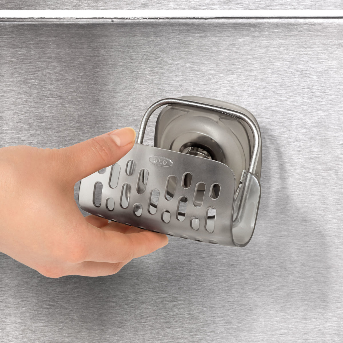ที่วางฟองน้ำแขวนฝาผนัง l OXO GG StrongHold Suction Sponge Holder