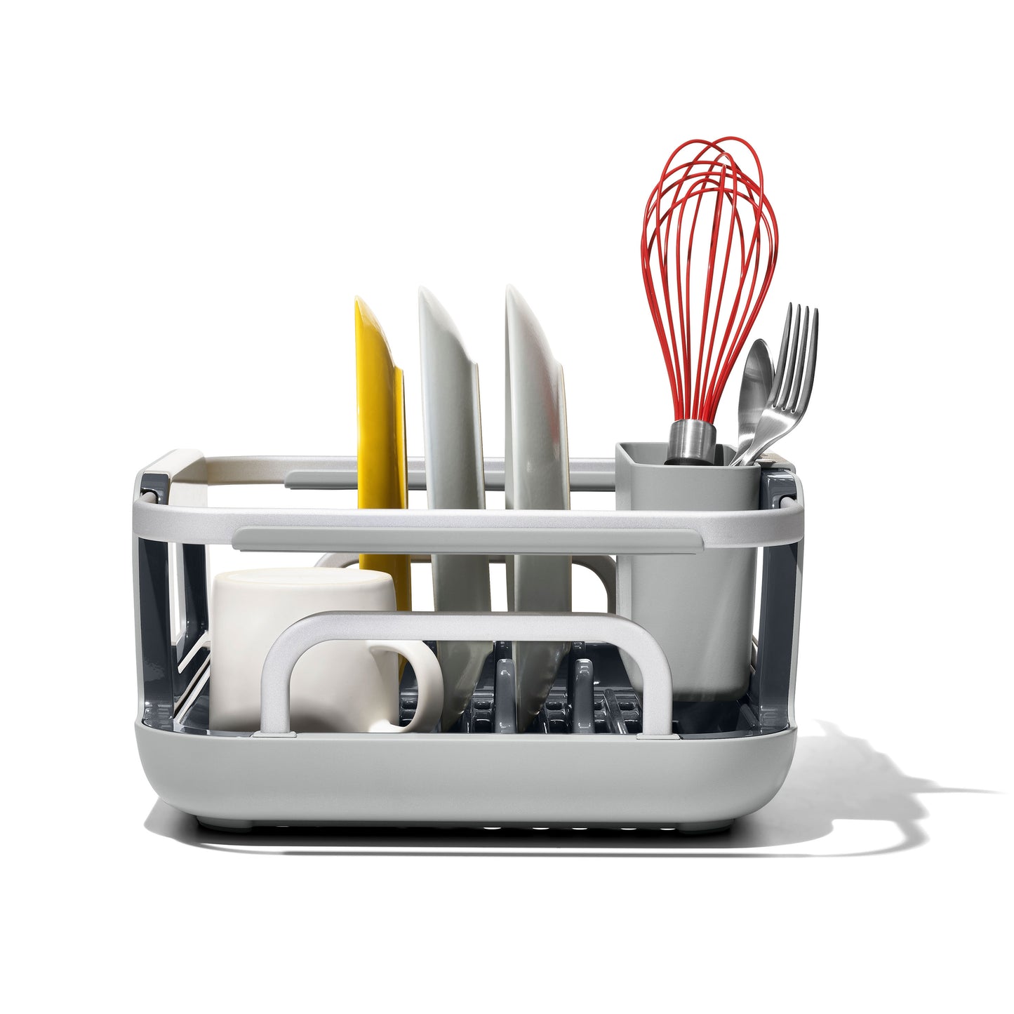 ที่ตากจาน แบบวางบนซิงค์อะลูมิเนียม l OXO GG Over-the-Sink Aluminum Dish Rack