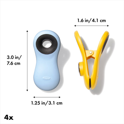 ที่หนีบติดแม่เหล็กอเนกประสงค์ 4 ชิ้น l OXO GG Bag Clip 4 Piece All-Purpose Set