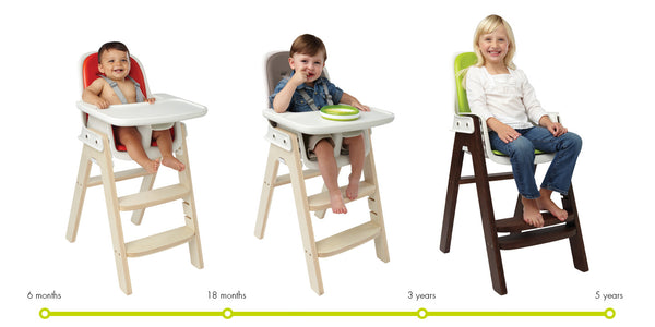 เก้าอี้เด็ก รุ่นสเปราท์แชร์ สีไม้เข้ม เบาะเขียว | OXO Tot Sprout™ Chair Green/Walnut