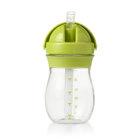 แก้วน้ำพร้อมหลอด 9 ออนซ์ สีเขียว I OXO Tot Transitions Straw Cup 9 oz. green