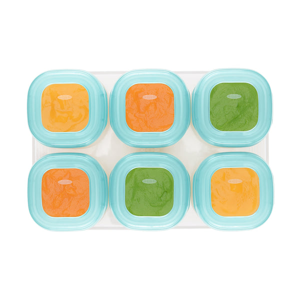 กล่องเก็บอาหารเด็ก ขนาด 2 ออนซ์ สีฟ้า l OXO Tot Baby Blocks 2 oz. Aqua