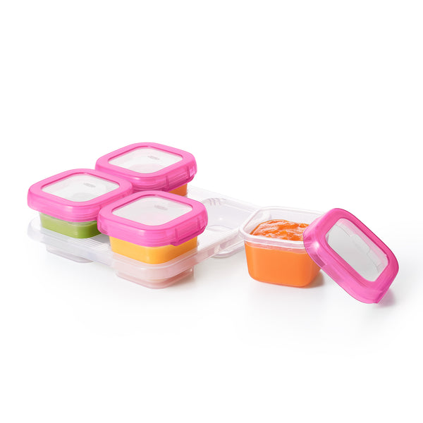 กล่องเก็บอาหารเด็ก ขนาด 4 ออนซ์ สีชมพู l OXO Tot Baby Blocks 4 oz. Pink