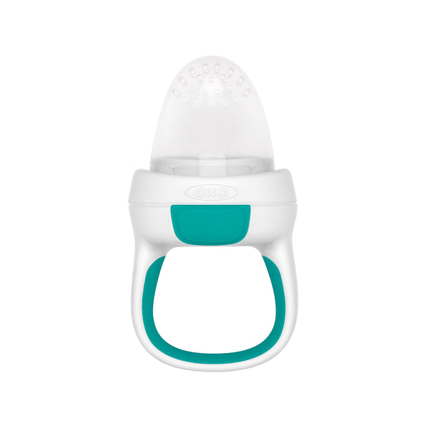 จุกซิลิโคนป้อนอาหารเด็ก สีฟ้าคราม l OXO Tot Teething Feeder Teal