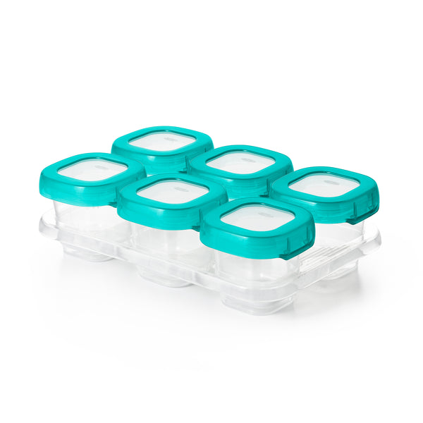 กล่องเก็บอาหารเด็ก ขนาด 2 ออนซ์ สีฟ้าน้ำทะเล l OXO Tot Baby Blocks 2 oz. Teal