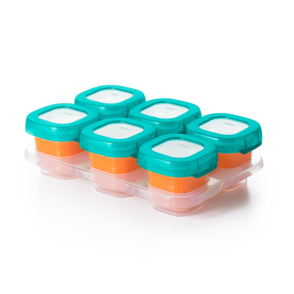 กล่องเก็บอาหารเด็ก ขนาด 2 ออนซ์ สีฟ้าน้ำทะเล l OXO Tot Baby Blocks 2 oz. Teal