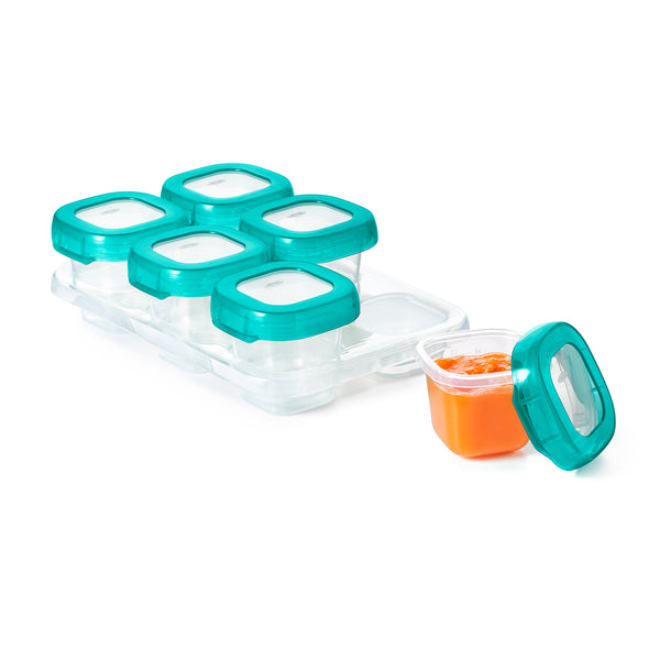 กล่องเก็บอาหารเด็ก ขนาด 2 ออนซ์ สีฟ้าน้ำทะเล l OXO Tot Baby Blocks 2 oz. Teal