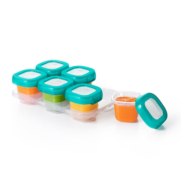 กล่องเก็บอาหารเด็ก ขนาด 2 ออนซ์ สีฟ้าน้ำทะเล l OXO Tot Baby Blocks 2 oz. Teal