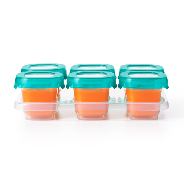 กล่องเก็บอาหารเด็ก ขนาด 2 ออนซ์ สีฟ้าน้ำทะเล l OXO Tot Baby Blocks 2 oz. Teal