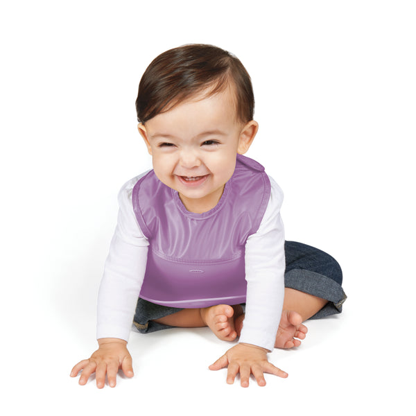 ผ้ากันเปื้อนเด็ก สีม่วงพาสเทล | OXO Tot Roll-Up Bib Lilac