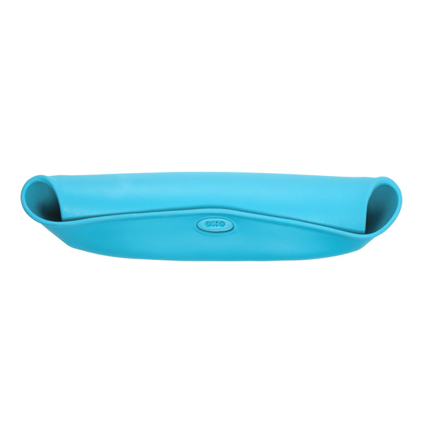 ผ้ากันเปื้อนเด็ก สีฟ้า | OXO Tot Roll-Up Bib Aqua