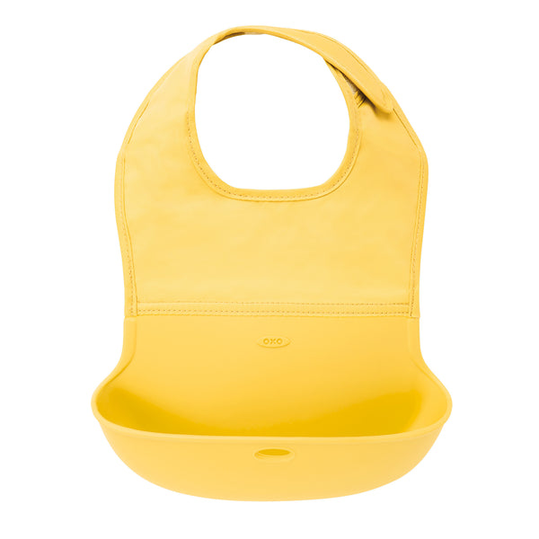 ผ้ากันเปื้อนเด็ก สีเหลือง | OXO Tot Roll-Up Bib Yellow