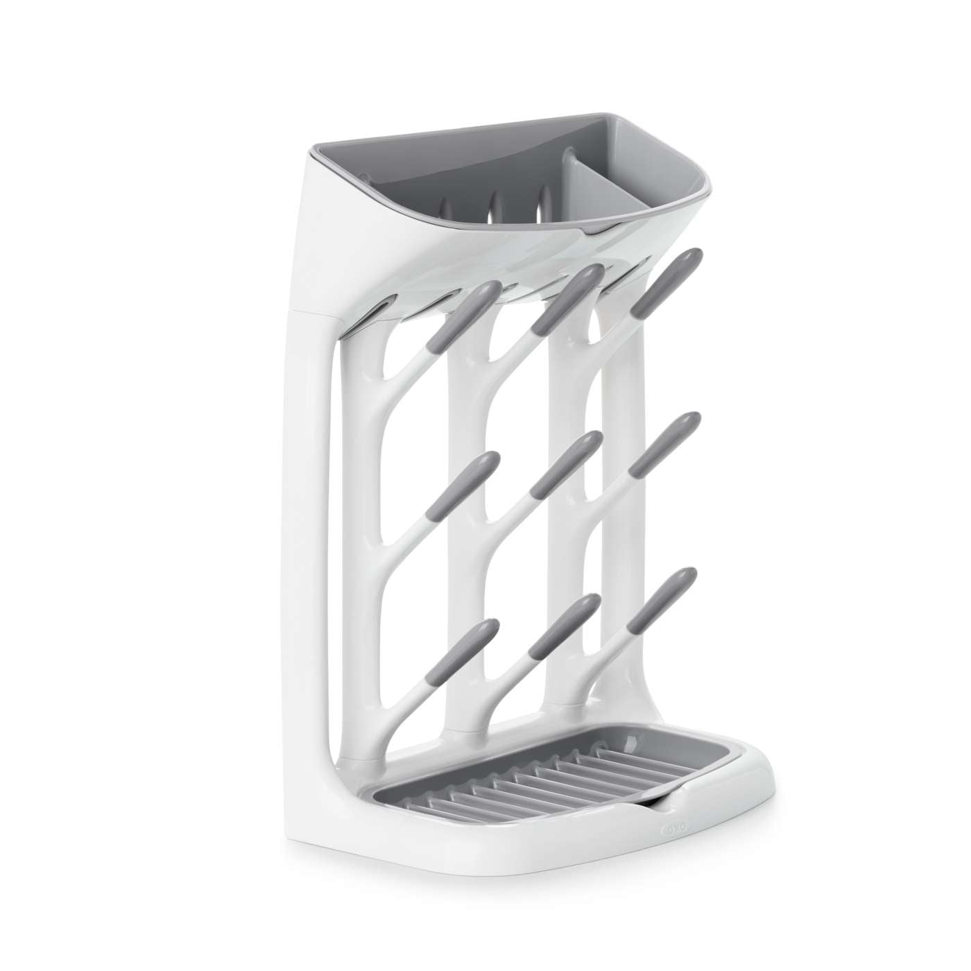 ที่ตากขวดนม แก้วน้ำ l OXO Tot Space Saving Drying Rack Grey