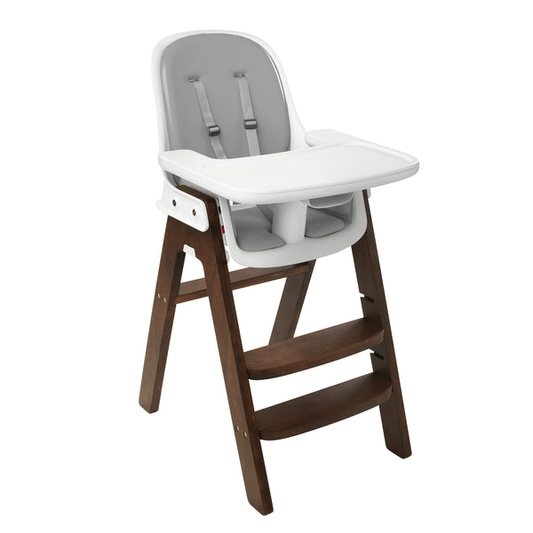 เก้าอี้เด็ก รุ่นสเปราท์ แชร์ สีไม้เข้ม เบาะสีเทา l OXO Tot Sprout™ Chair Gray/Walnut